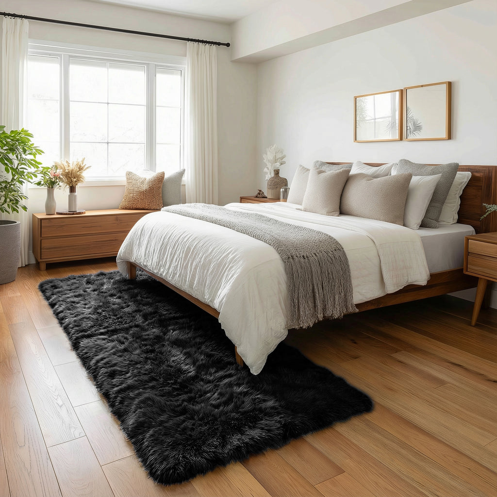 PAGISOFE Dark Grey Large Area Rugs for Living Room Carpet, 8x10 Rug, Big Fluffy Modern Area Rug, Shaggy Indoor Soft Rugs for Playroom, Men, Women, Kids Bedroom Rug, Home Decor, Plush Fuzzy Shag Rug