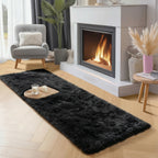 PAGISOFE Rainbow Runner Rugs for Girls Bedroom Hallway Plush Fluffy Rug 2x6 Ft, Soft Kawaii Carpet for Living Room, Non-Slip Indoor Princess Rugs for Nursery Kids Girls Room Home Decor Cute Colorful