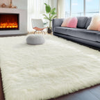 PAGISOFE Rainbow Purple Rugs for Girls Bedoom 5x7 Ft, Fluffy Cute Colorful Pastel Princess Carpet for Living-Room Kids Nursery, Ultra Soft Dorm Rug for Room Decor Aesthetic,Hot Pink Bedroom Decor