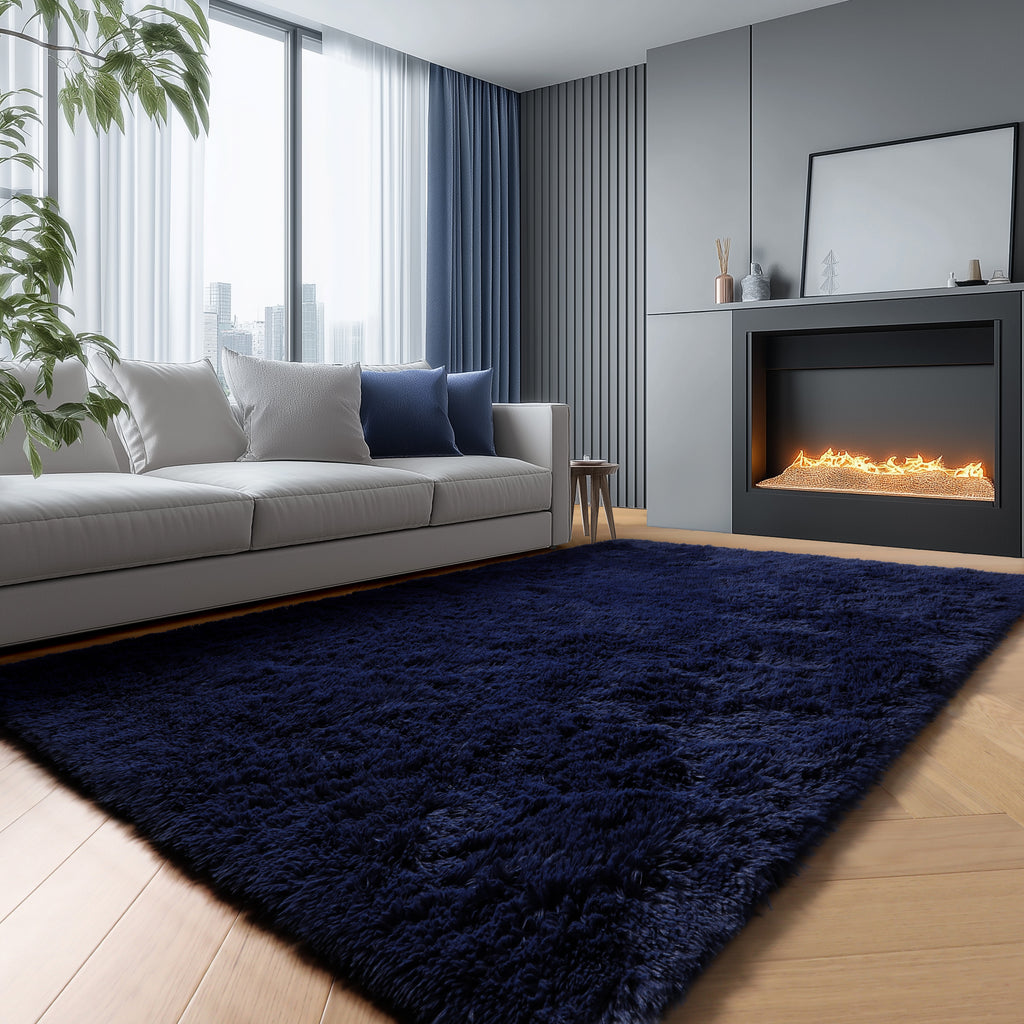 PAGISOFE Dark Grey Area Rug