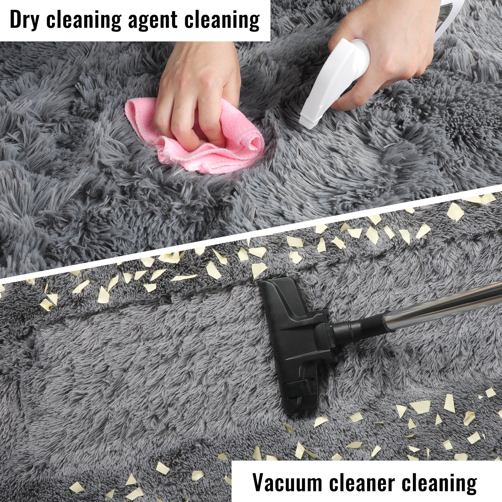 PAGISOFE Grey Runner Rug