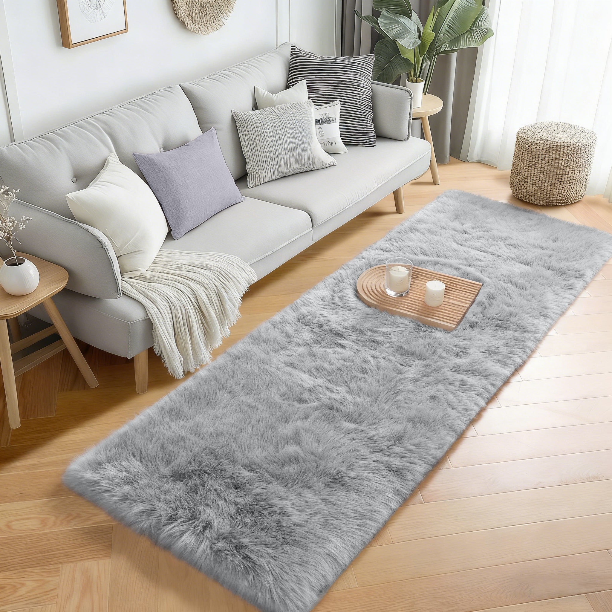 PAGISOFE 4x6 Rainbow Fluffy Soft Plush Area Rugs for Girls Bedroom, Shaggy Rugs for Kids Playroom,Kawaii Princess Fuzzy Rugs for Nursery Baby Toddler,Cute Colorful Room Decor for Teenage