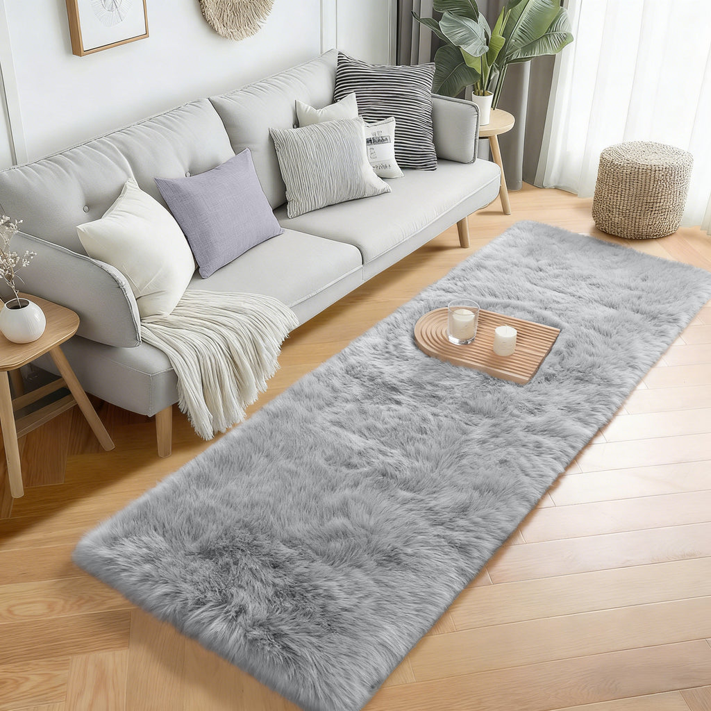 PAGISOFE Dark Grey Large Area Rugs for Living Room Carpet, 8x10 Rug, Big Fluffy Modern Area Rug, Shaggy Indoor Soft Rugs for Playroom, Men, Women, Kids Bedroom Rug, Home Decor, Plush Fuzzy Shag Rug
