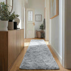 PAGISOFE Rainbow Runner Rugs for Girls Bedroom Hallway Plush Fluffy Rug 2x6 Ft, Soft Kawaii Carpet for Living Room, Non-Slip Indoor Princess Rugs for Nursery Kids Girls Room Home Decor Cute Colorful