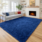 PAGISOFE Cute Furry Pastel Rug for Girls Bedroom, Soft Shag Rainbow Purple Tent Rugs for Livingroom, Kids Room, Playroom Nursery Home Decor, Plush Mermaid Kawaii Rug Fluffy Fuzzy Carpet 4x6 Area Rug
