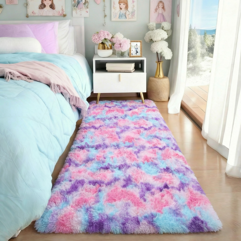 PAGISOFE Grey Runner Rug