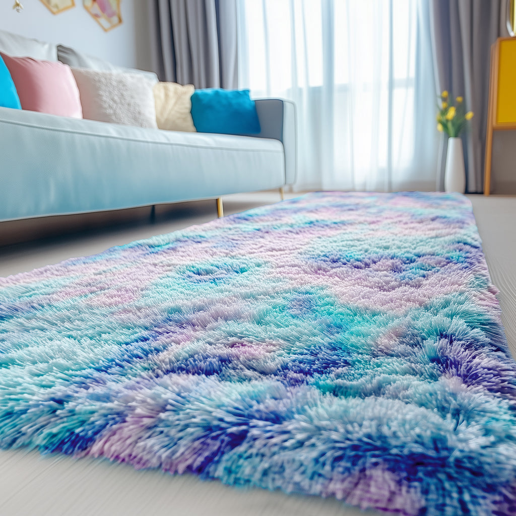 PAGISOFE Grey Fluffy Rugs for Bedroom 4x6 Area Rug Shag Rug for Kids Room Furry Carpet Modern Living Room Rug Soft Shaggy Boys Rug Fuzzy Throw Rugs for Home Decor Aesthetic, Dorm Nursery Gray