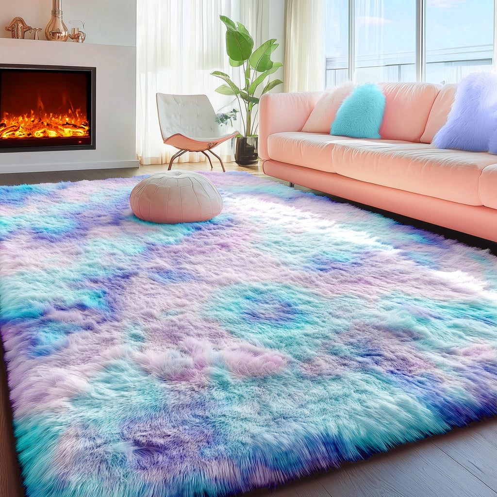 PAGISOFE Grey Area Rug