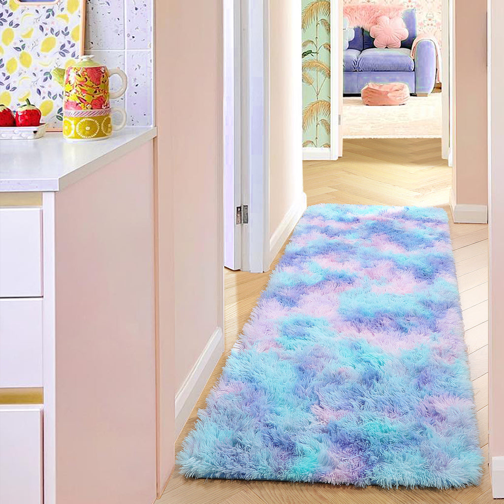 PAGISOFE 2x4 Small Bedroom Rug, Machine Washable Runner Rugs, Soft Plush Area Rug for Dorm, Kids Room, Office,Fuzzy Playroom Carpet, Alfombra para Sala, Furry Bedside Rug, Accent Faux Furry Grey Rugs