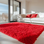 PAGISOFE Grey Fluffy Rugs for Bedroom 4x6 Area Rug Shag Rug for Kids Room Furry Carpet Modern Living Room Rug Soft Shaggy Boys Rug Fuzzy Throw Rugs for Home Decor Aesthetic, Dorm Nursery Gray