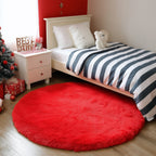 PAGISOFE Rainbow Round Rug 4Ft, Super Soft Rugs for Girls Bedroom,Colorful Rug for Room Decor,Fuzzy Carpet for Kids Nursery,Circle Rugs for Kids Room,Shag Reading Nook Mat, Furry Rug for Baby