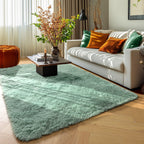 PAGISOFE Super Soft Runner Rugs for Hallway 2x6 Ft,Grey Fluffy Rug Home Decor Aesthetic, Fuzzy Plush Long Bedside Rugs for Room Decor Indoor Fluffy Shaggy Furry Throw Rug for Teen Dorm Nursery