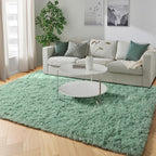 PAGISOFE Fluffy Soft Area Rug,Plush Furry for Girls Bedroom,Shaggy and Kawaii Rug for Playroom,Nursery,Baby's Toddler's Room,Cute and Colorful Room Decor for Kids,3x5,Rainbow