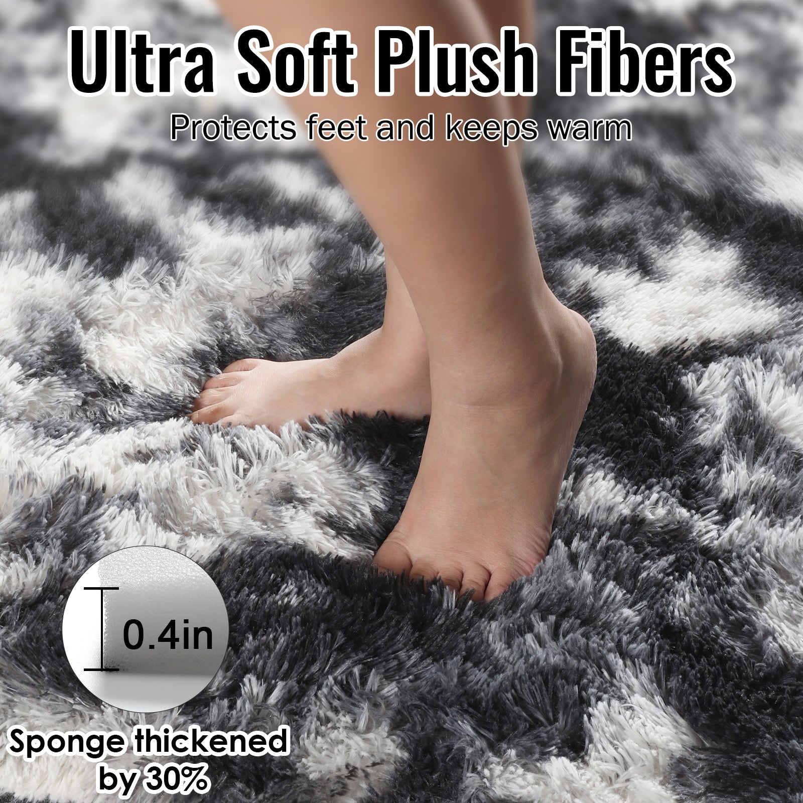 PAGISOFE Ultra Soft Rainbow Area Rugs for Girls Bedoom 4x6 Ft, Fluffy Cute Colorful Pastel Princess Carpet for Kids Teens Nursery,Dorm Rug for Room Decor Aesthetic,Hot Pink Purple Bedroom Decor