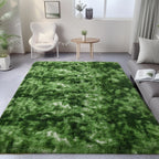 PAGISOFE Cute Furry Pastel Rug for Girls Bedroom, Soft Shag Rainbow Purple Tent Rugs for Livingroom, Kids Room, Playroom Nursery Home Decor, Plush Mermaid Kawaii Rug Fluffy Fuzzy Carpet 4x6 Area Rug