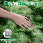 PAGISOFE Dark Grey Large Area Rugs for Living Room Carpet, 8x10 Rug, Big Fluffy Modern Area Rug, Shaggy Indoor Soft Rugs for Playroom, Men, Women, Kids Bedroom Rug, Home Decor, Plush Fuzzy Shag Rug