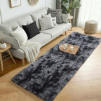 PAGISOFE Grey Fluffy Rugs for Bedroom 4x6 Area Rug Shag Rug for Kids Room Furry Carpet Modern Living Room Rug Soft Shaggy Boys Rug Fuzzy Throw Rugs for Home Decor Aesthetic, Dorm Nursery Gray