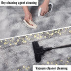 PAGISOFE Dark Grey Large Area Rugs for Living Room Carpet, 8x10 Rug, Big Fluffy Modern Area Rug, Shaggy Indoor Soft Rugs for Playroom, Men, Women, Kids Bedroom Rug, Home Decor, Plush Fuzzy Shag Rug
